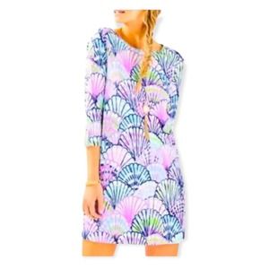 Lilly Pulitzer Linden Dress Serene Blue Oh Shello sz XS